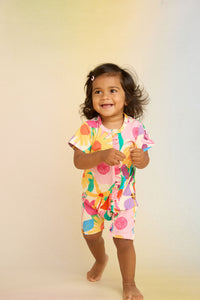 Gorman NZ - Cut Paste Floral Baby Onesie - cream