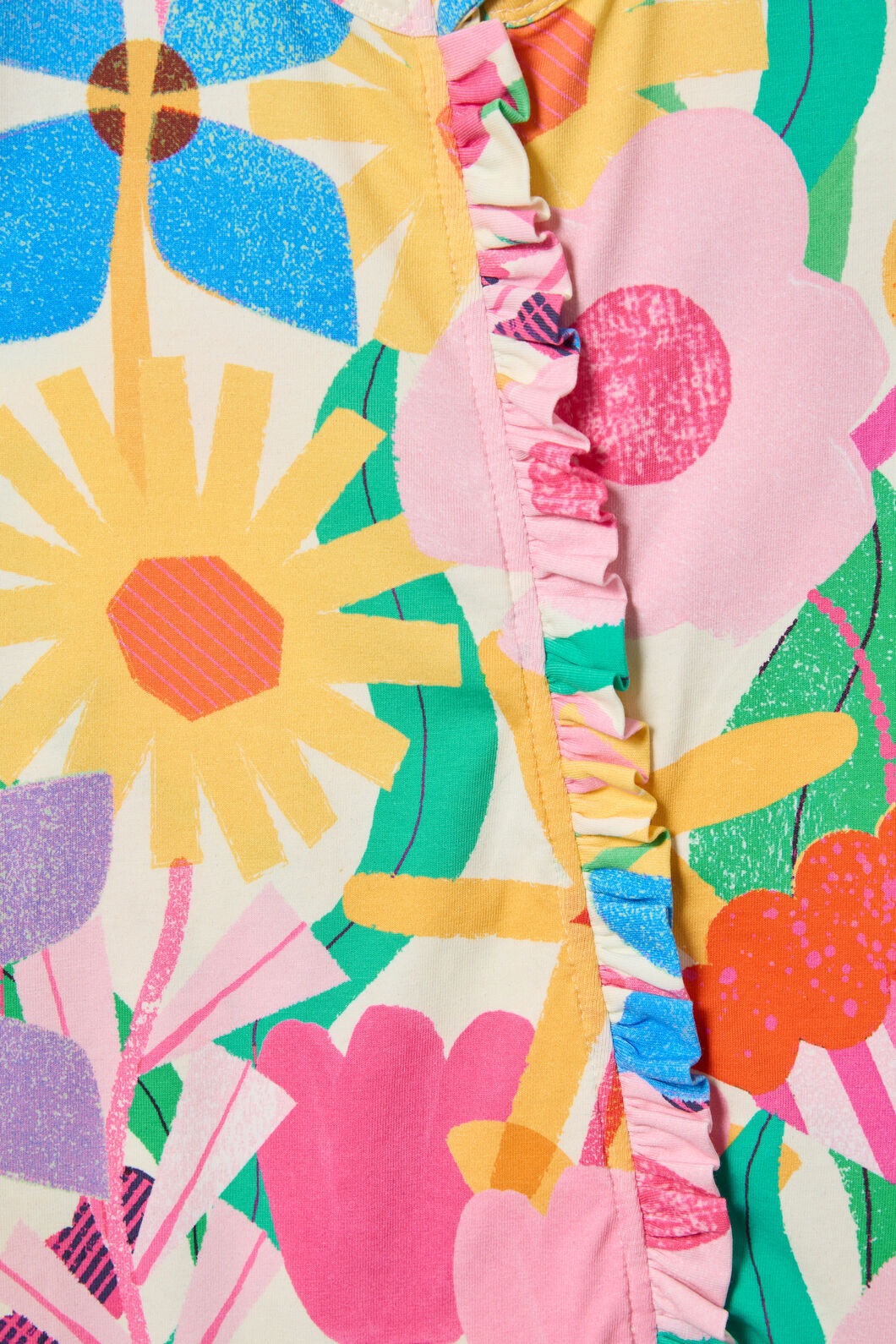 Gorman NZ - Cut Paste Floral Baby Onesie - cream