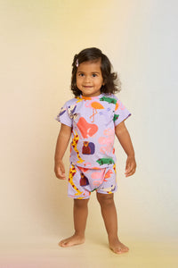 Gorman NZ - Zoo Tropic Baby SS T-Shirt - lilac