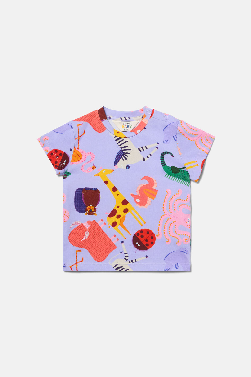 Gorman NZ - Zoo Tropic Baby SS T-Shirt - lilac