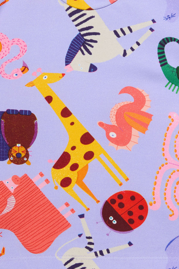 Gorman NZ - Zoo Tropic Baby SS T-Shirt - lilac