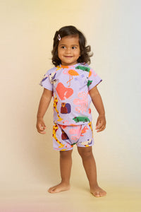 Gorman NZ - Zoo Tropics Baby Shorts - lilac