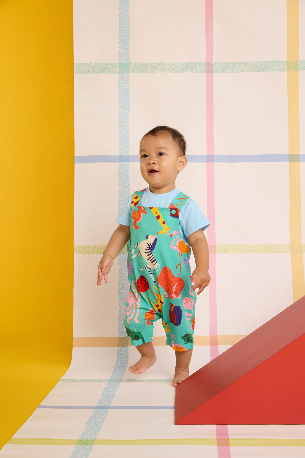 Gorman NZ - Zoo Tropics Baby Overalls - green