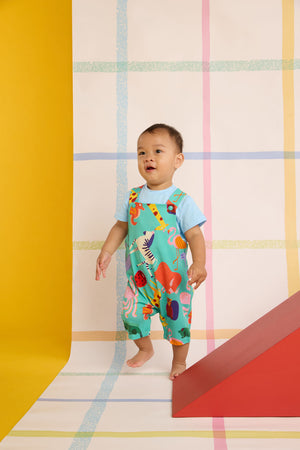 Gorman NZ - Zoo Tropics Baby Overalls - green