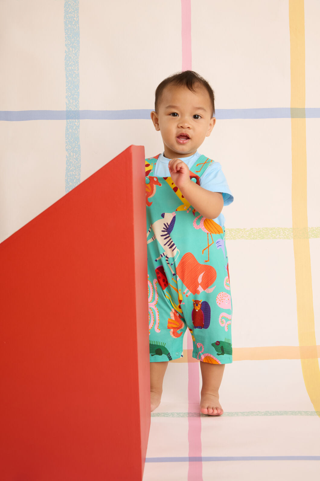 Gorman NZ - Zoo Tropics Baby Overalls - green