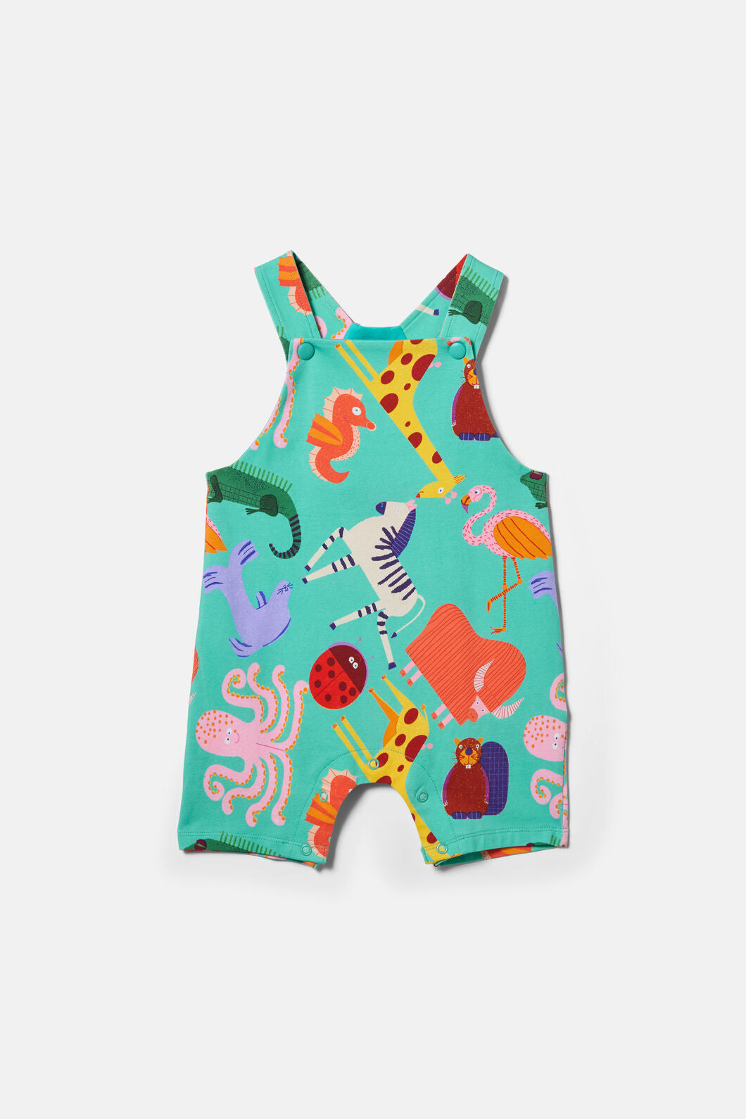 Gorman NZ - Zoo Tropics Baby Overalls - green