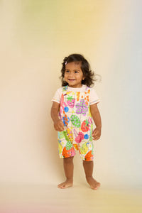 Gorman NZ - Tutti Frutti Baby Overalls - multi