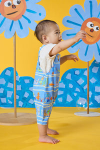 Gorman NZ - Walking Mates Baby Overalls - blue
