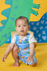 Gorman NZ - Walking Mates Baby Overalls - blue