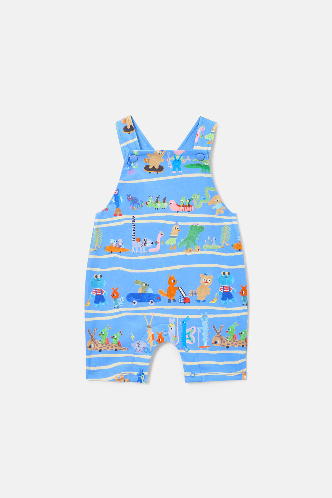 Gorman NZ - Walking Mates Baby Overalls - blue
