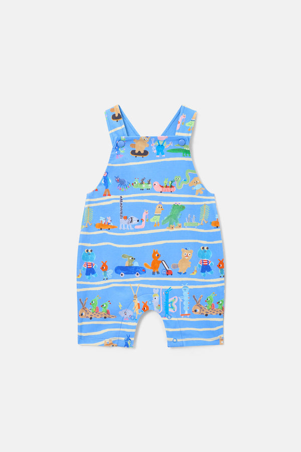 Gorman NZ - Walking Mates Baby Overalls - blue