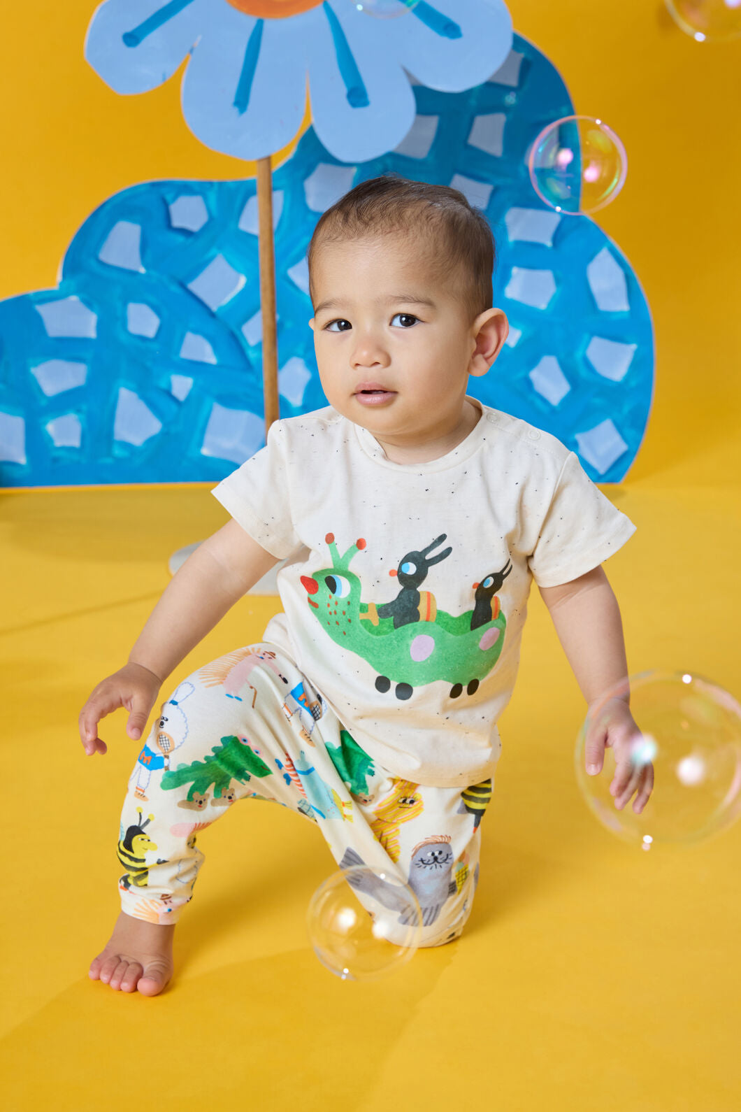 Gorman NZ - Speedy Bug Baby T-Shirt - cream