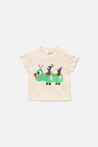 Gorman NZ - Speedy Bug Baby T-Shirt - cream