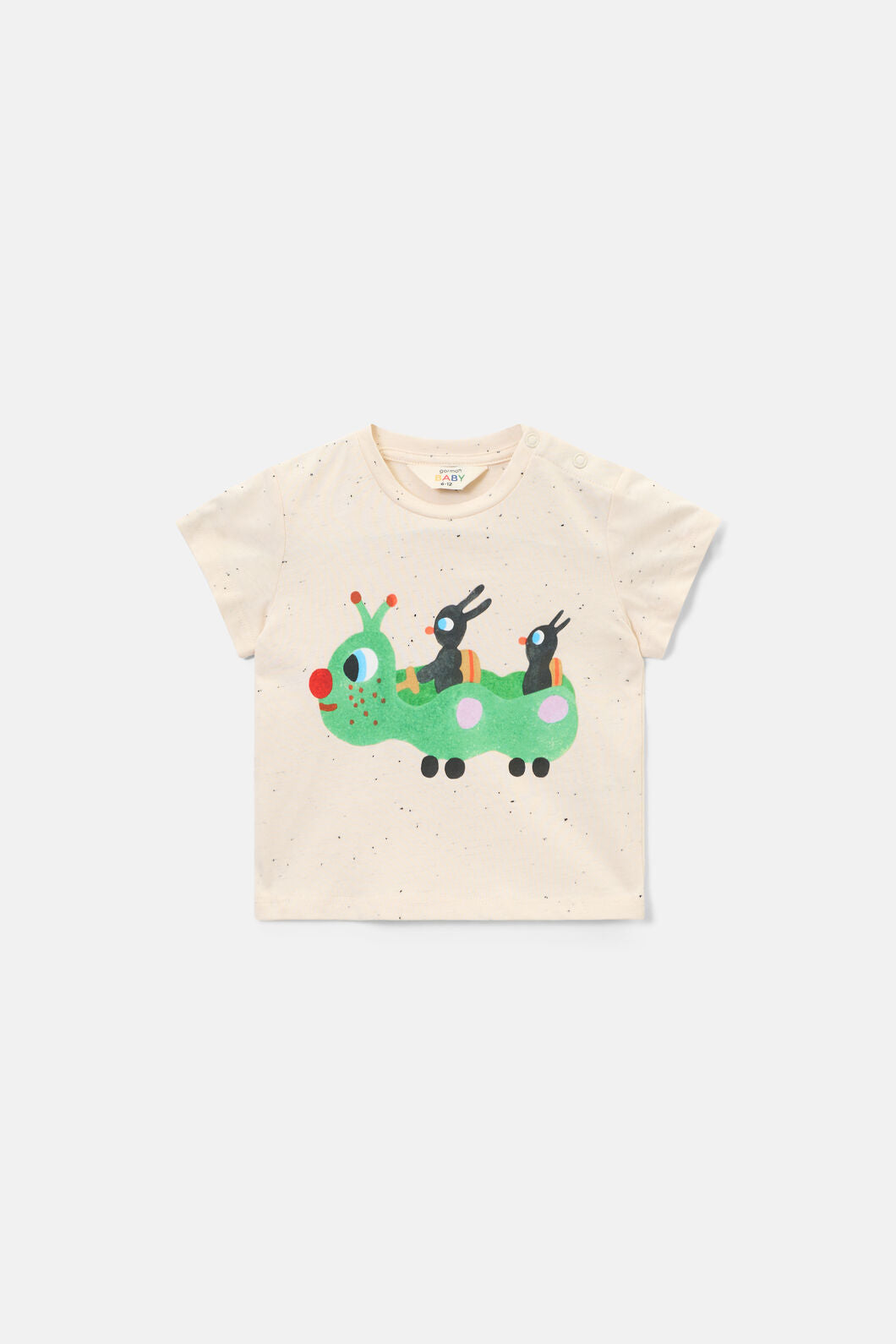 Gorman NZ - Speedy Bug Baby T-Shirt - cream
