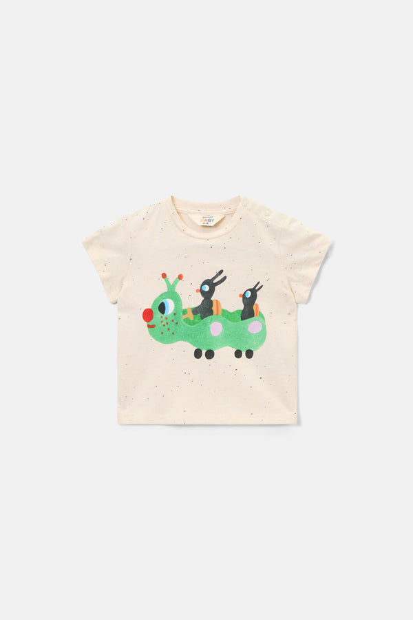Gorman NZ - Speedy Bug Baby T-Shirt - cream