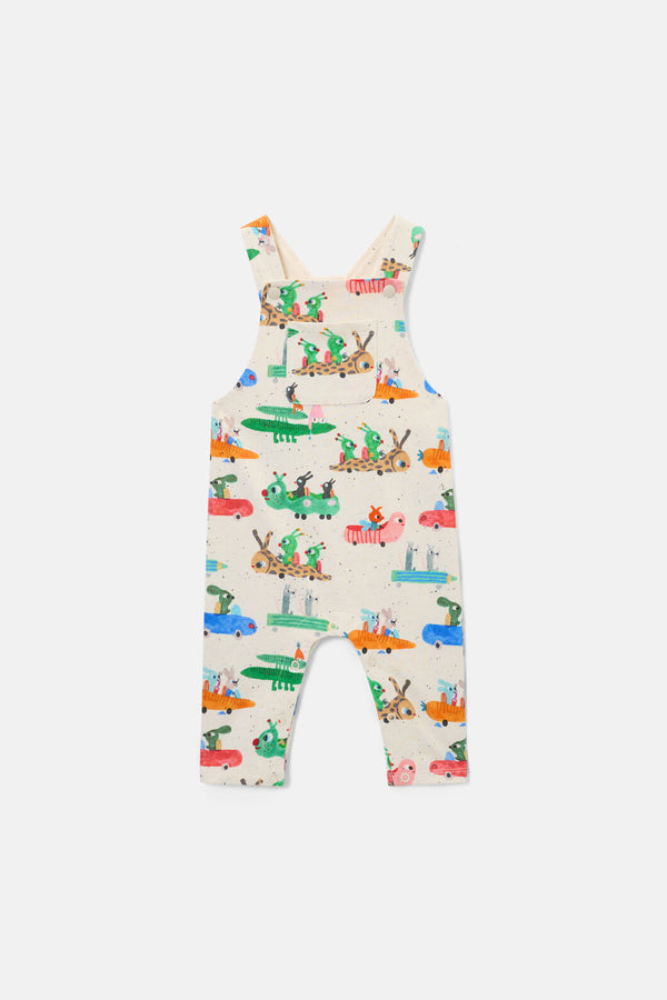 Gorman NZ - Speedy Bug Baby Overalls - cream
