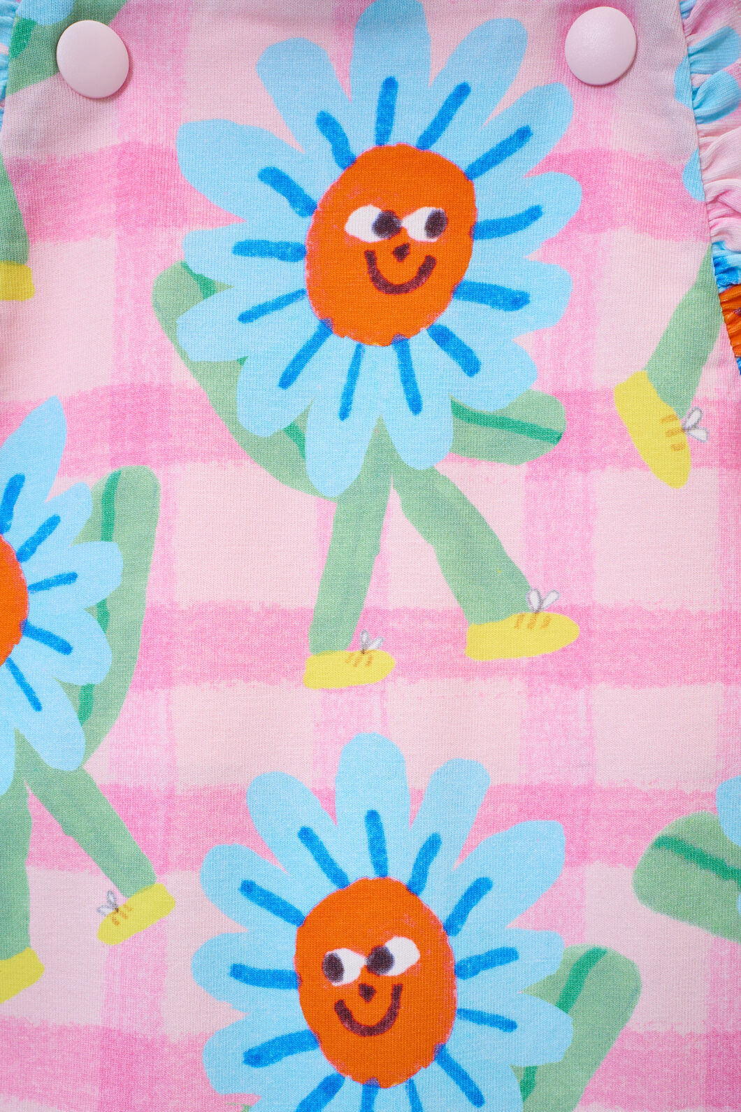 Gorman NZ - Walking Daisy Baby Overalls - pink