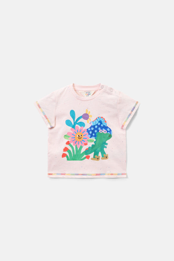 Gorman NZ - Daisy Bug Baby T-Shirt - pink