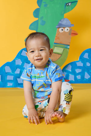 Gorman NZ - Walking Mates Baby Tshirt - blue
