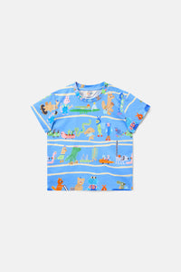 Gorman NZ - Walking Mates Baby Tshirt - blue