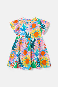 Gorman NZ - Hyper Floral Kids Dress - multi