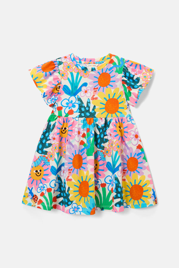 Gorman NZ - Hyper Floral Kids Dress - multi