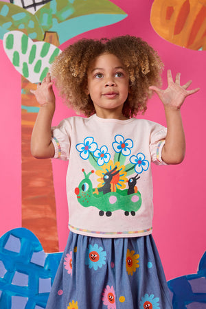 Gorman NZ - Speedy Bug Kids T-Shirt - pink