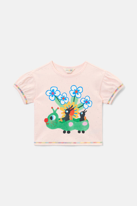 Gorman NZ - Speedy Bug Kids T-Shirt - pink