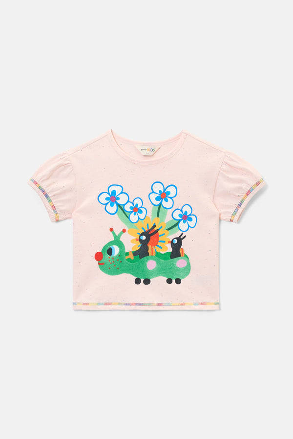 Gorman NZ - Speedy Bug Kids T-Shirt - pink