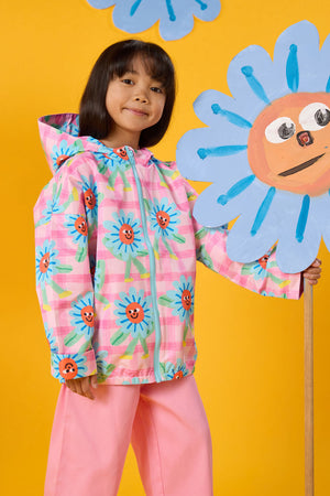 Gorman NZ - Walking Daisy Kids Raincoat - pink