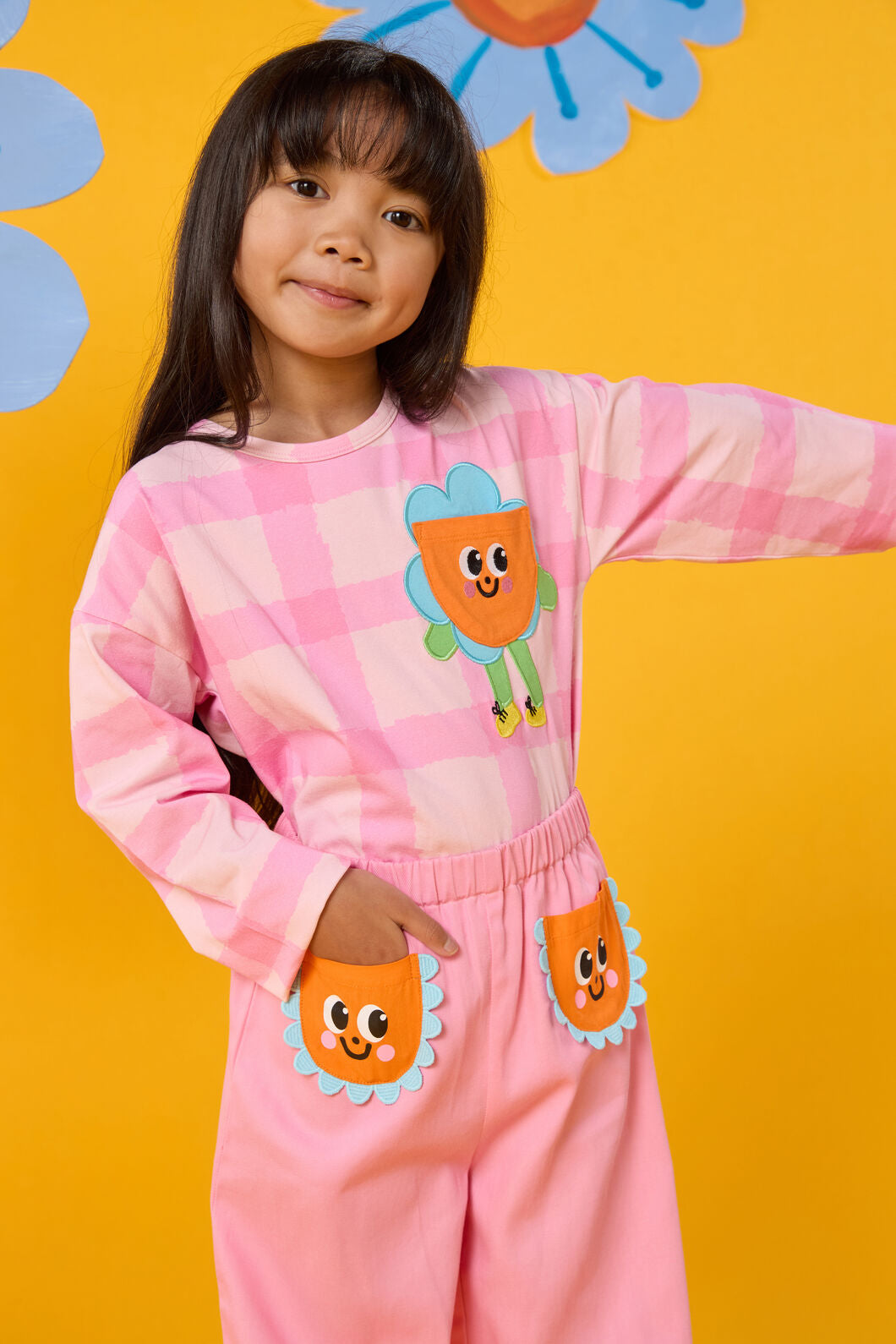 Gorman NZ - Walking Daisy Kids Top - pink