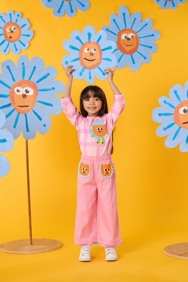 Gorman NZ - Walking Daisy Kids Top - pink