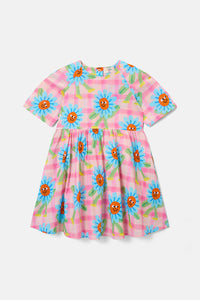 Gorman NZ - Walking Daisy Kids Dress - pink