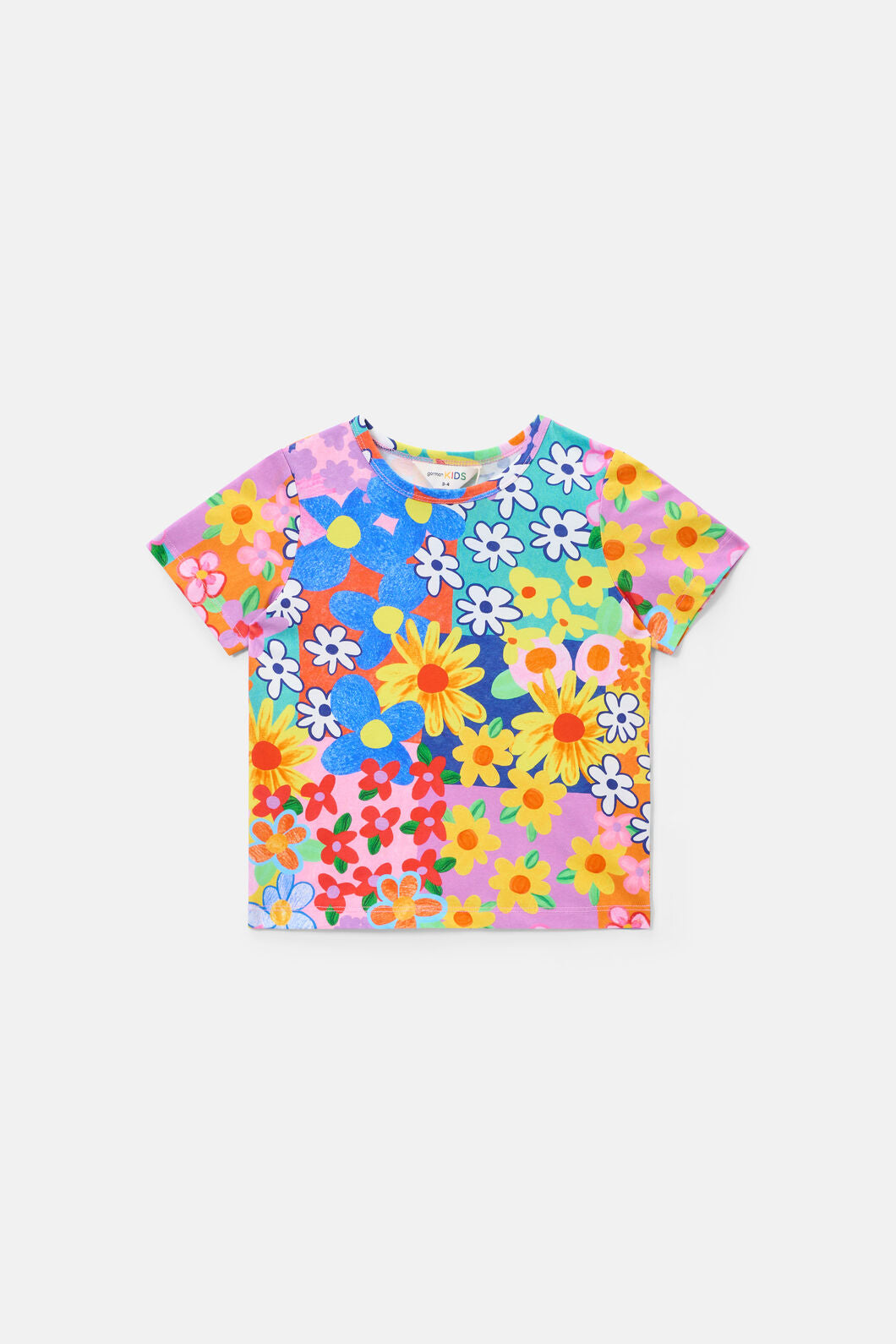 Gorman NZ - Patchy Floral Kids T-Shirt - multi