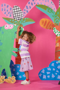 Gorman NZ - Hyper Embroidery Kids Skirt - lilac