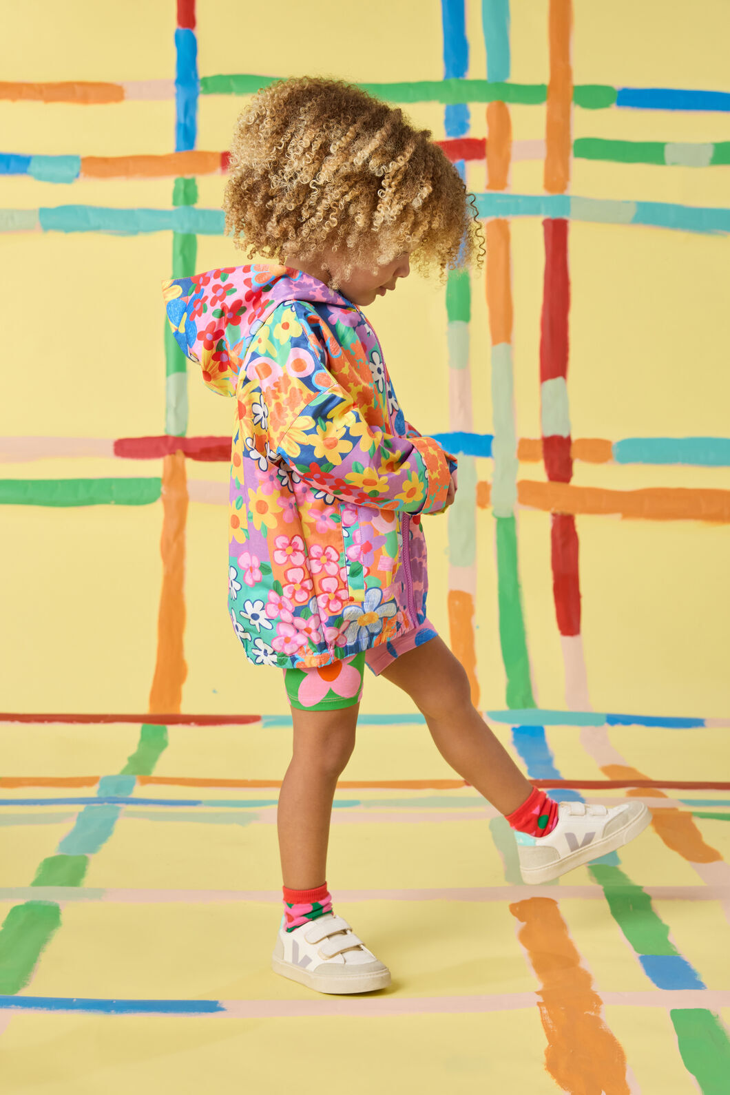 Gorman NZ - Patchy Floral Kids Raincoat - multi