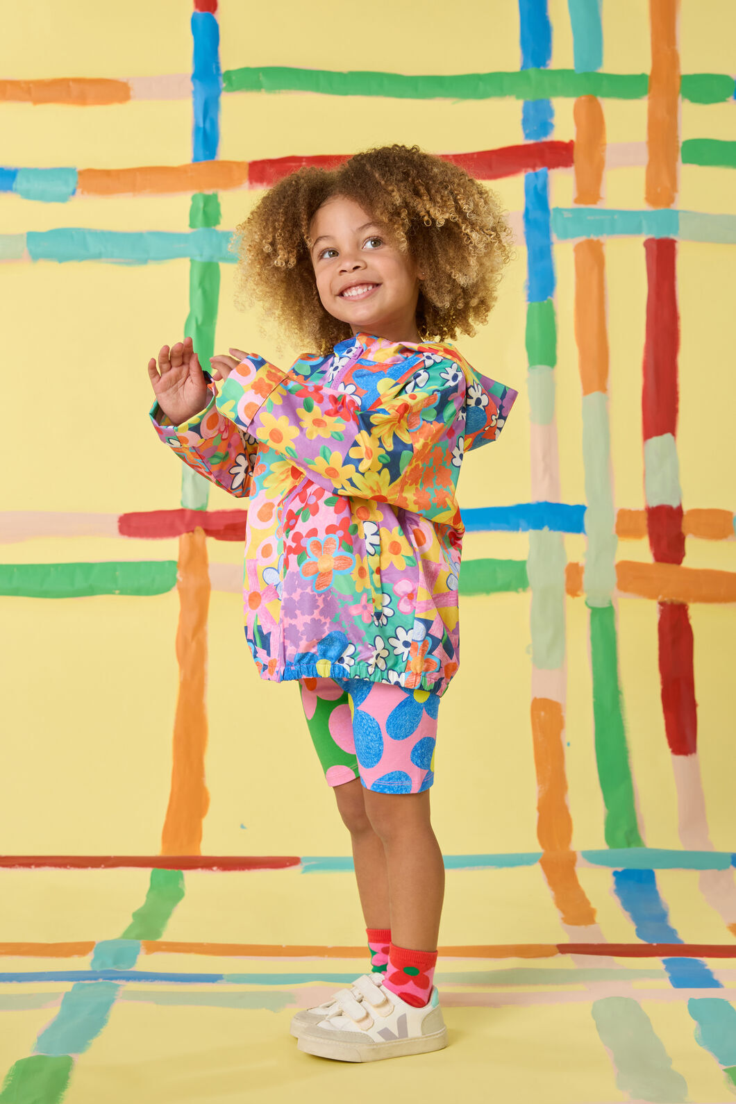 Gorman NZ - Spliced Floral Kids Bike Short - multi