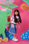 Gorman NZ - Hyper Bugs Kids Denim Skirt - denim