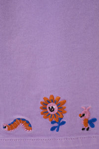 Gorman NZ - Hyper Embroidery Kids Pant - lilac