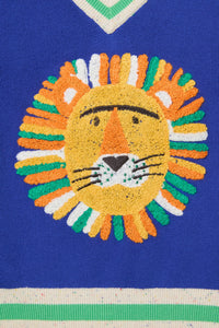 Gorman NZ - Sports Lion Kids Knit Vest - blue