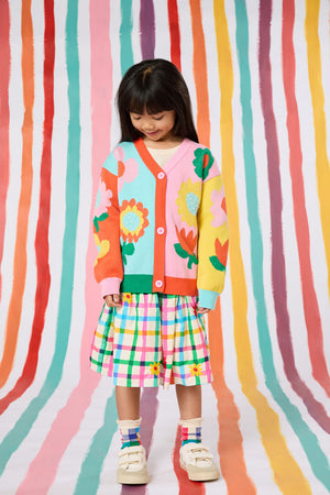 Gorman NZ - Geo Floral Kids Cardigan - multi