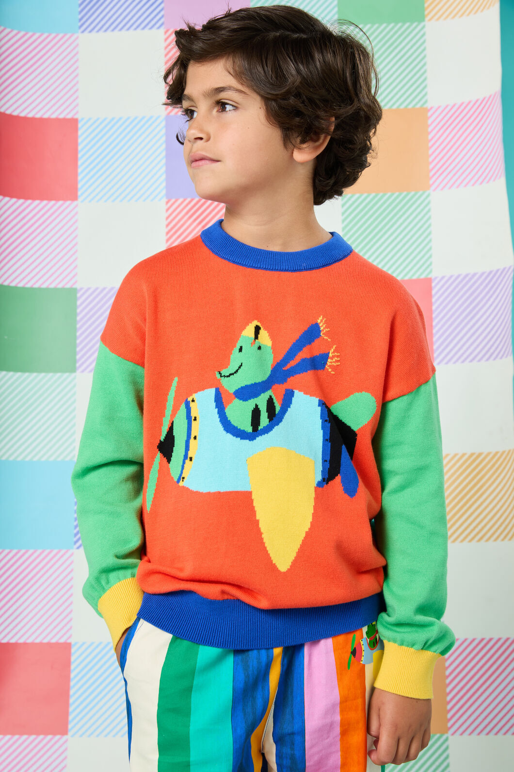 Gorman NZ - Flying Frogs Kids Knit - multi
