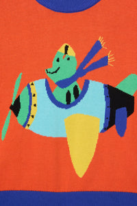 Gorman NZ - Flying Frogs Kids Knit - multi