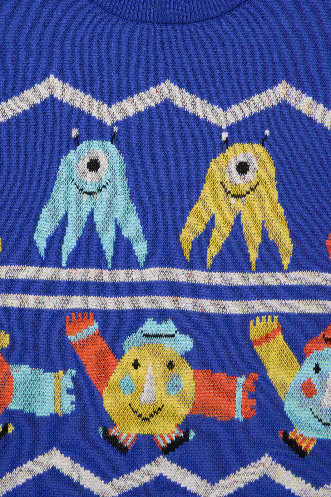 Gorman NZ - Monsters Play Kids Jumper - blue