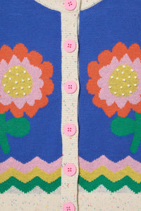 Gorman NZ - Floral Button Up Kids Vest - blue