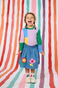 Gorman NZ - Colour Block Kids Knit Top - multi