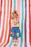 Gorman NZ - Geo Floral Kids Denim Skirt - denim