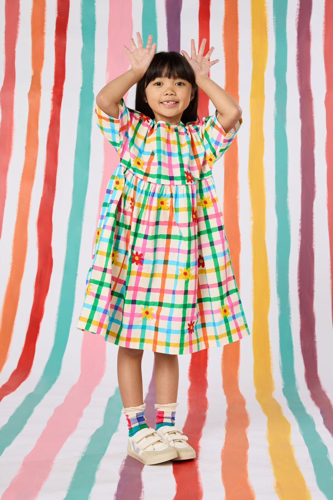 Gorman NZ - Floral Emb Kids Dress - multi