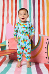Gorman NZ - Flying Frogs Baby Overalls - blue