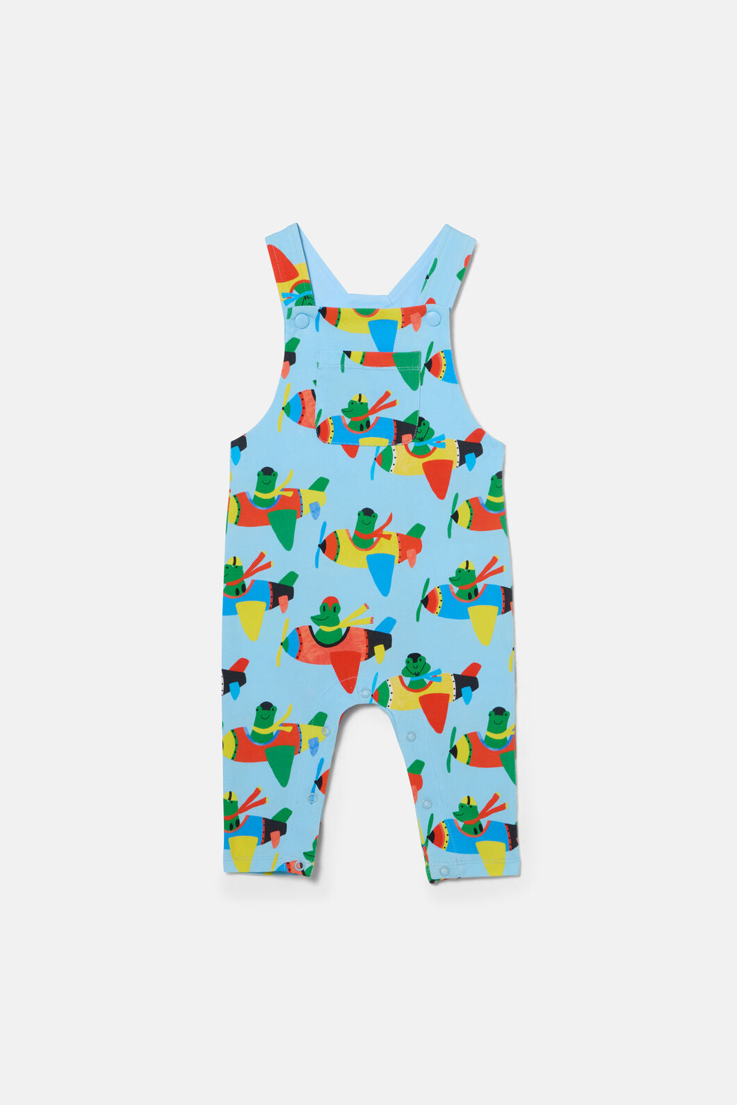 Gorman NZ - Flying Frogs Baby Overalls - blue